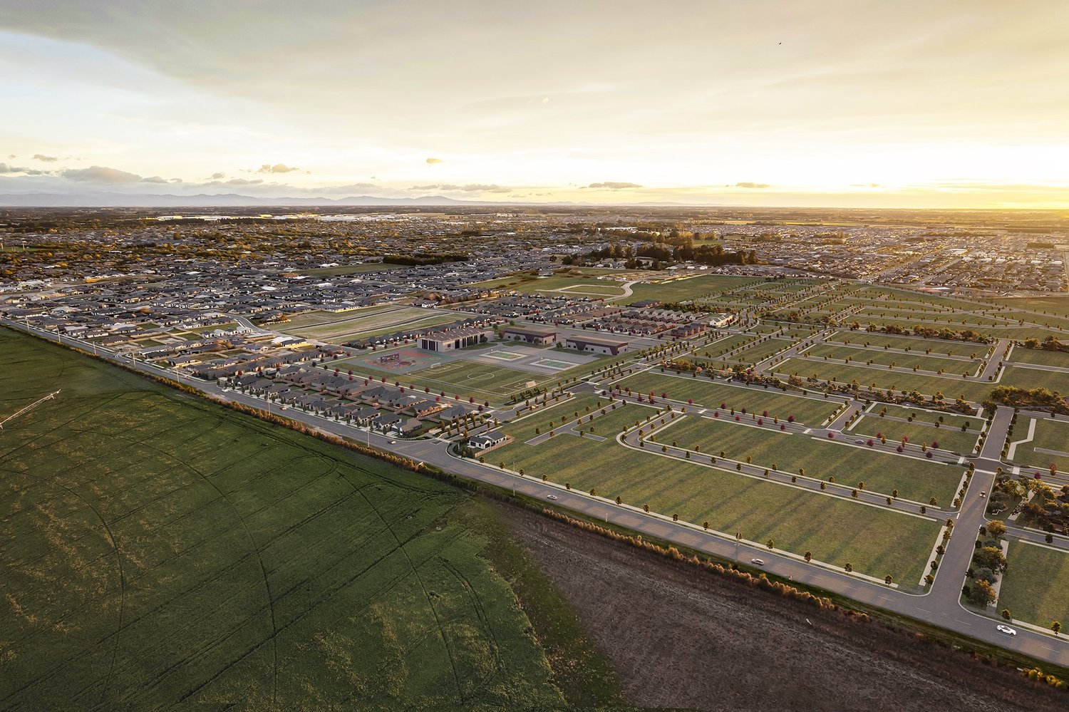Arbor Green Rolleston — 3D visualisation by Mimik